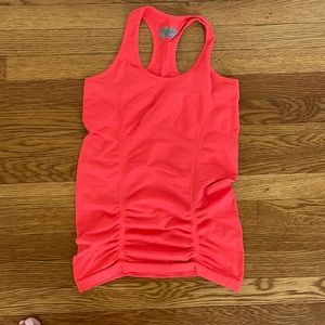 Athleta orange sports tank top